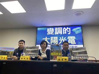 台南藍軍抨擊太陽光電變調 種電種到水利用地恐影響排水