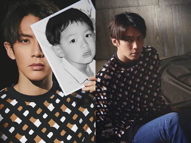 柯震东配合精品拍摄照片，是破相后首度露脸。（摘自脸书）