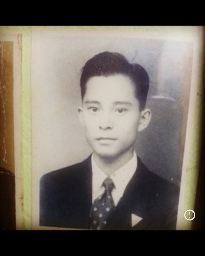 张棋惠外公年轻时很帅。（图／翻摄张棋惠facebook）