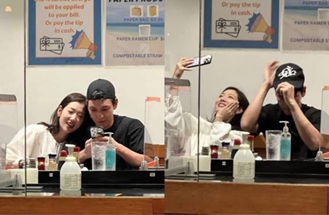 朴信惠和崔泰俊在夏威夷甜蜜约会。（图／取自韩网）