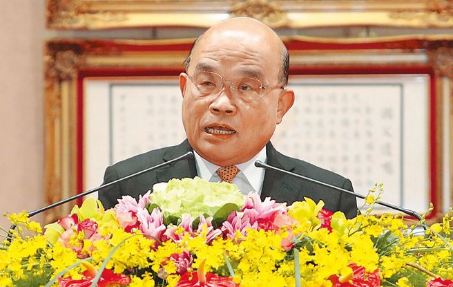 有網友問，「是否有可能現因蔡、賴互鬥，最後2024變成由蘇貞昌(圖)出馬，最後柯文哲漁翁得利？」（中時資料照／劉宗龍攝）