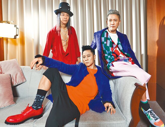 蔡一智（左起）、蔡一杰及苏志威出道30余年魅力不减。（陈俊吉摄）