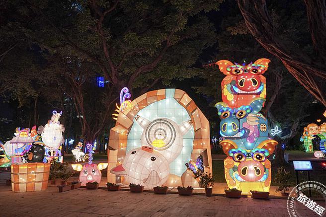 生肖丛林灯区 (图：交通部观光局提供)