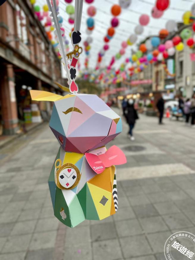 台湾灯会小提灯-大展虹兔(图：臺北市政府民政局提供)