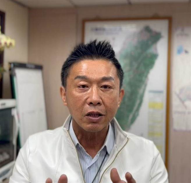 民进党立委许智杰说，麦卡锡若继裴洛西之后访台将有三大意义。（许智杰办公室提供／游念育台北传真）