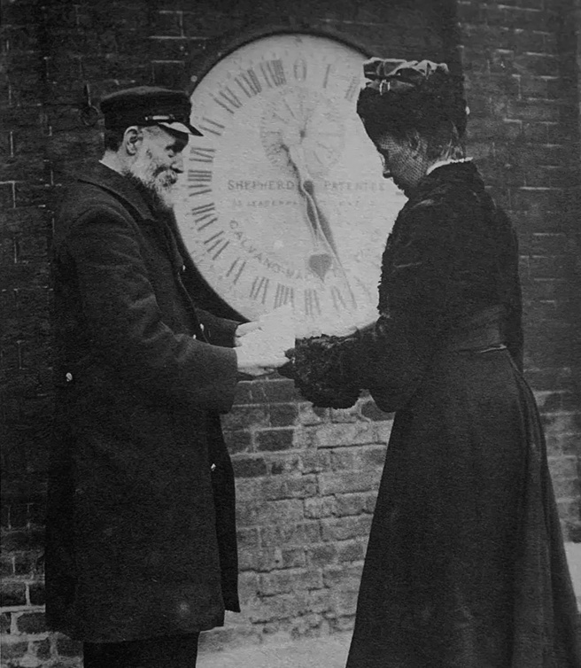 出售时间的女士。(图/读者杂志提供)
