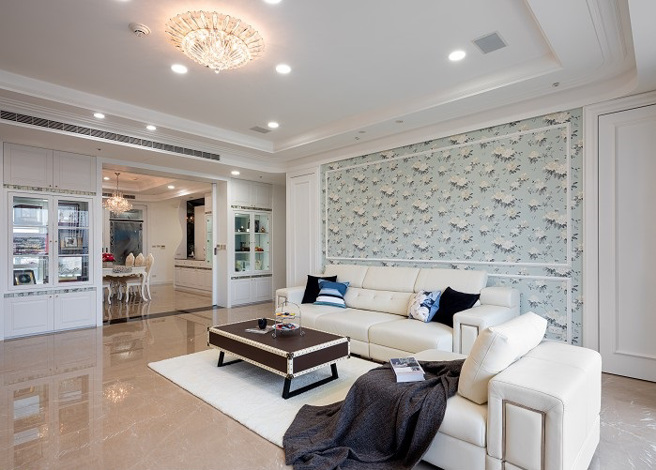 信义居家表示，壁纸花色选择多，可以搭配不同空间风格。（图片提供：信义居家／唯逸室内装修设计）