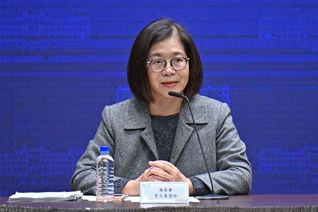 行政院會2日通過「海洋產業發展條例」草案，圖為海洋委員會主委管碧玲。（行政院提供）