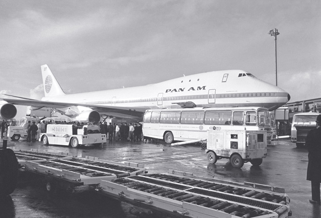 1970年1月22日波音747首次投入商業營運，由泛美航空（Pan American Airways）執飛紐約至倫敦的航程。（圖／美聯社）