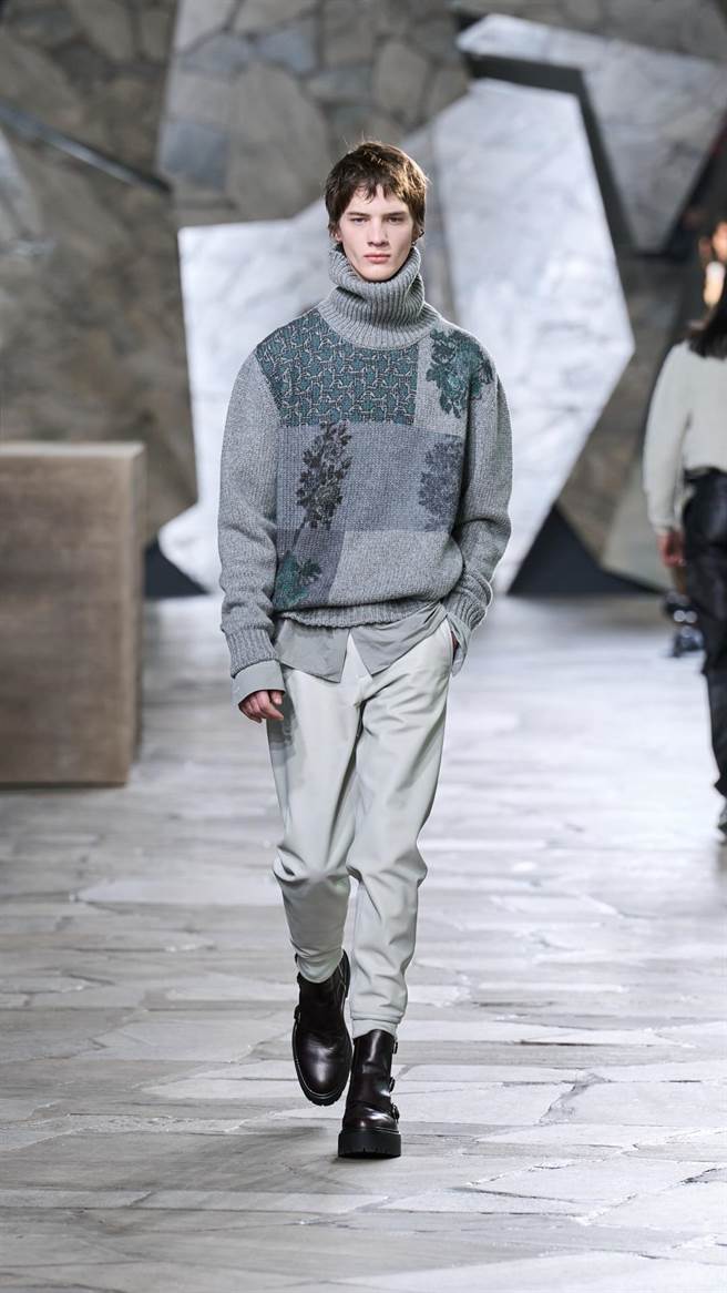 Hermes 2023冬季男装秀。（Hermes提供）