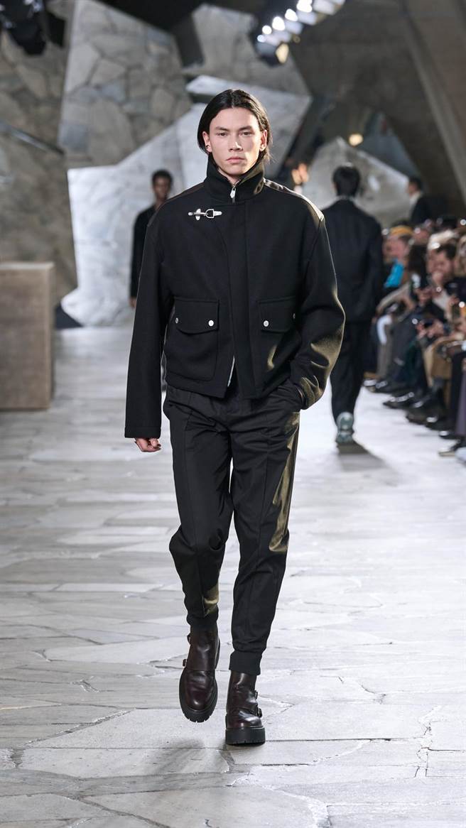 Hermes 2023冬季男装秀。（Hermes提供）