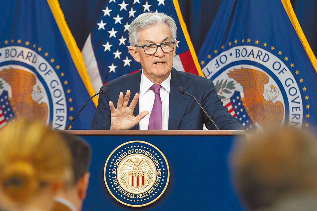 美國聯準會（Fed）主席鮑爾。圖／美聯社