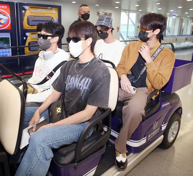 泰国「F4」5日出席「Shooting Star Asia Tour」巡迴见面会。（范扬光摄）