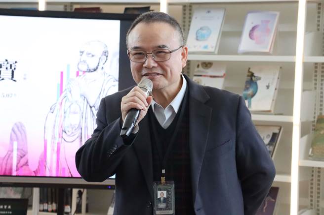 新任国立故宫博物院院长萧宗煌今南下故宫南院，鼓励民眾不要害怕、勇敢走进展厅。（吕妍庭摄）