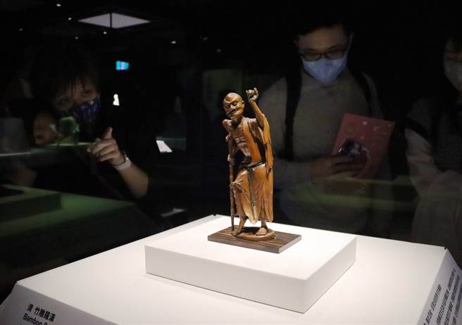 南院国宝馆展览另一亮点「罗汉」。（吕妍庭摄）