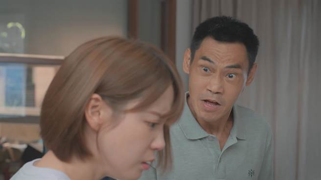 夏靖庭怒甩程予希巴掌，父女衝突到最高点。 （民视提供）