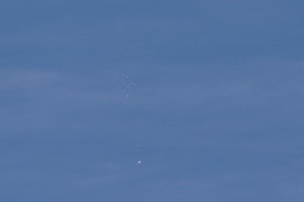 美军击落陆气球 影像曝光。图/路透(photo:ChinaTimes)