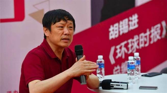 大陆知名媒体人、《环球时报》前总编辑胡锡进。（资料照／环球网）
