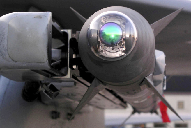 圖為AIM-9X響尾蛇（Sidewinder）飛彈資料照。（資料照／美聯社）
