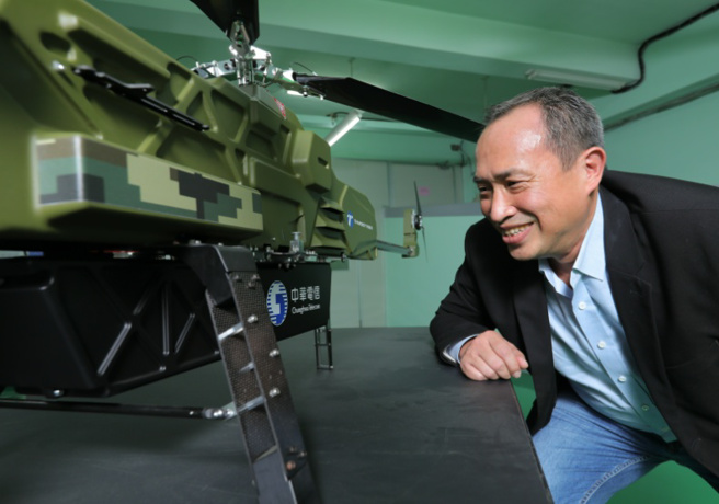 雷虎科技近日跃升为热门军工股，董事长陈冠如亲揭八年转型大计。（图/ 远见提供）