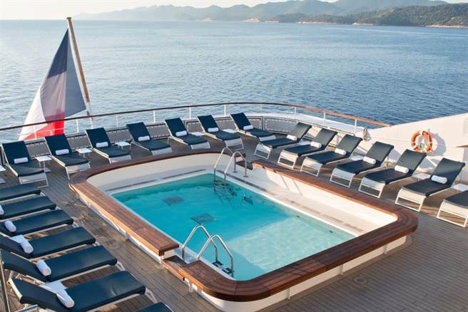 法国庞洛邮轮将于3月下旬首航基隆，并有意将基隆设定为东亚母港。（庞洛邮轮提供／张志康基隆传真）