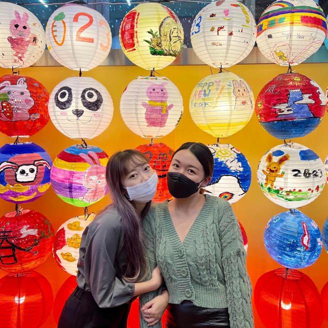 新光三越台北南西店－鸿兔大展彩灯展。（新光三越提供）