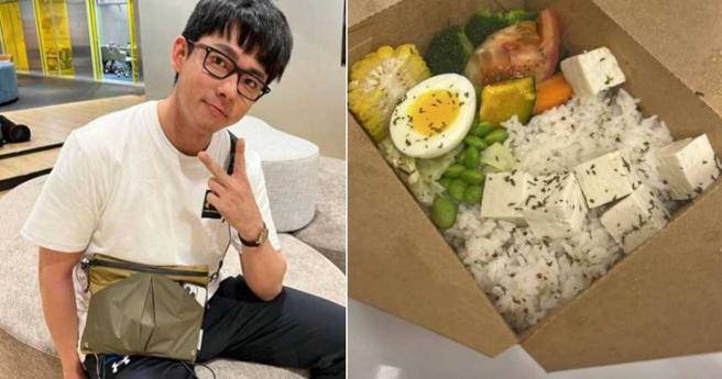 网红阿滴也曾抱怨过健康餐太过昂贵，右图的健康餐就花了他219元。（图／翻摄自阿滴IG）