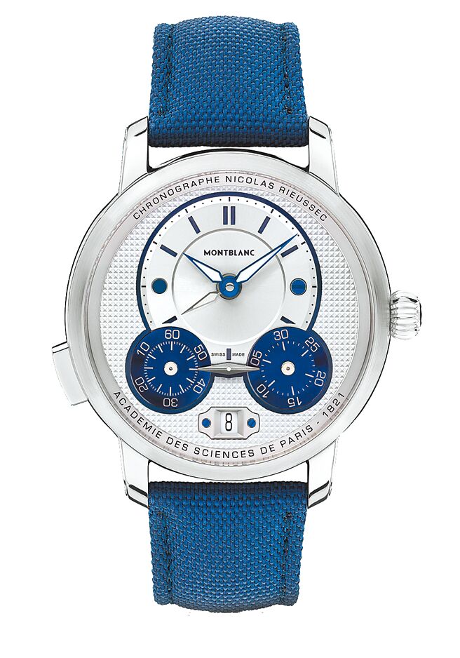 万宝龙明星传承系列Nicolas Rieussec计时腕表26万2500元。（Montblanc提供）