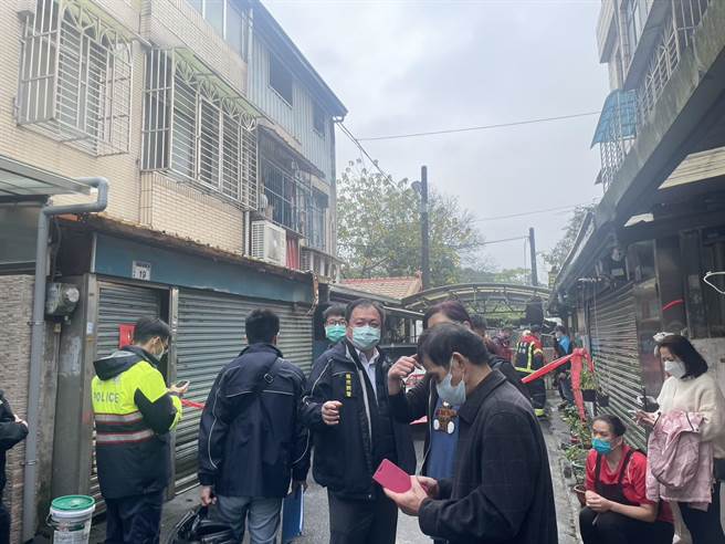 桃园同性情侣发生争吵纵火3岁女童葬身火窟，2人严重烧烫伤。(吕筱蝉摄)