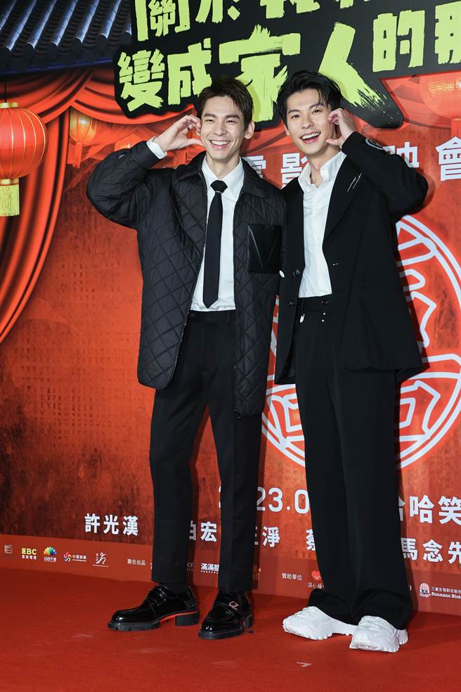 许光汉和林柏宏互讚对方超敬业。（罗永铭摄）