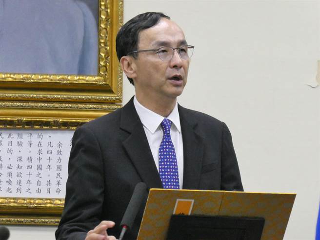 国民党主席朱立伦。（资料照／周志豪摄）