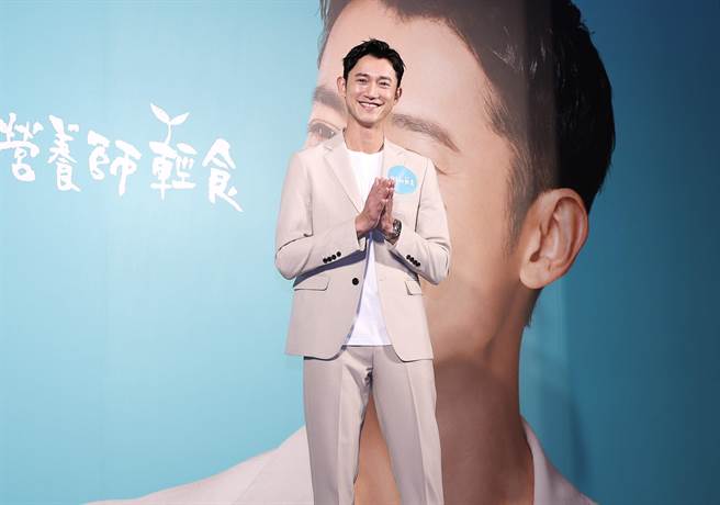 吴慷仁为「营养师轻食」担任品牌见证人。（陈俊吉摄）
