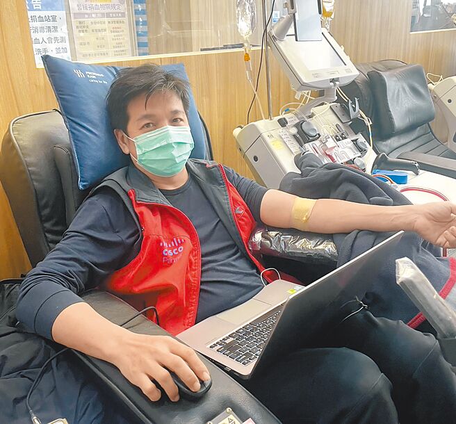 桃竹苗地区所有血型存量都已剩不到2天，其中A型、O型血严重不足仅剩1天。（吕筱蝉摄）