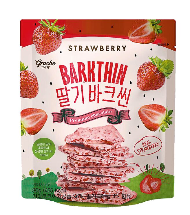 city’super韩国三光草莓板状可可片，原价109元、特价85元。（city’super提供）