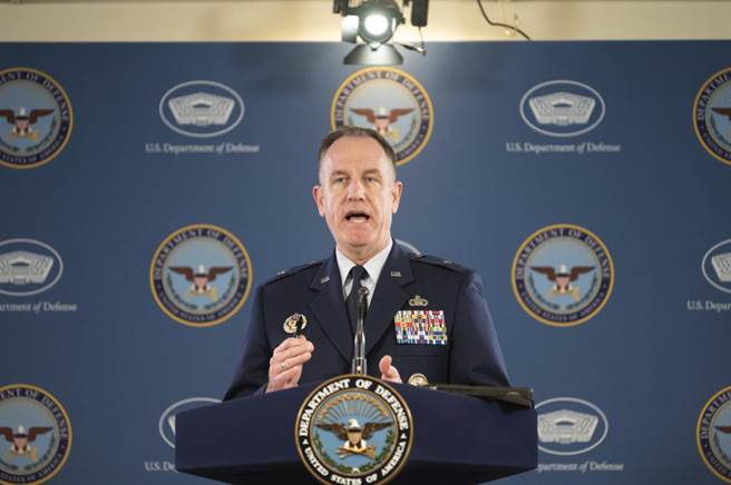 美国防部发言人、空军准将赖德表示，迄今共有5个来自中华人民共和国的侦察气球飞越过美国。（美联社）