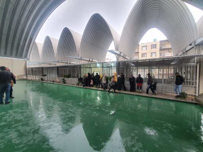 台湾中心成为土耳其灾民庇护所。(翻摄自臺湾雷伊汉勒世界公民中心FB)