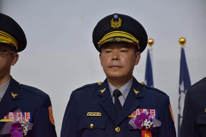 新任头份分局长林育旺，曾任苗栗县刑大副大队长。（谢明俊摄）