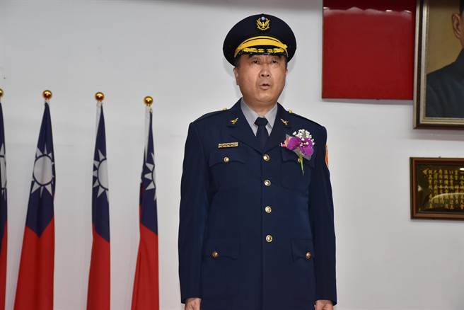 新任县警局主秘邱绍雄曾任头份分局长。（谢明俊摄）