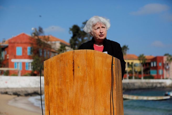 美国财政部官员原定本月前往中国，为叶伦访中预做准备，然而这是在华府指控中国以间谍气球对美国进行情搜而引发外交争端前的计画。(图/路透社)