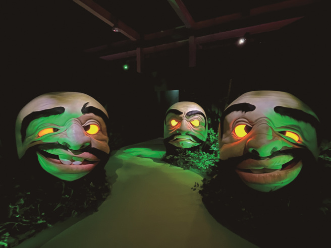 「華山文創園區」內展出的「ゲゲゲの鬼太郎 妖怪100物語」特展，帶大家體驗奇想世界。（圖／華山1914文化創意產業園區）
