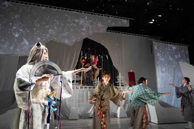 第三届金创奖银奖作品《雪姬来的那一夜》，2022年于国家戏剧院实验剧场进行首演。（广艺基金会提供）