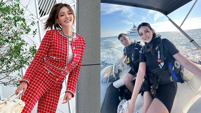 阿丽莎拉和台湾富商老公育有1子。(图/阿丽莎拉 IG)