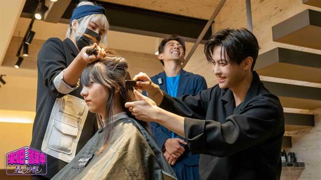 王子担任实习设计师。（TVBS提供）