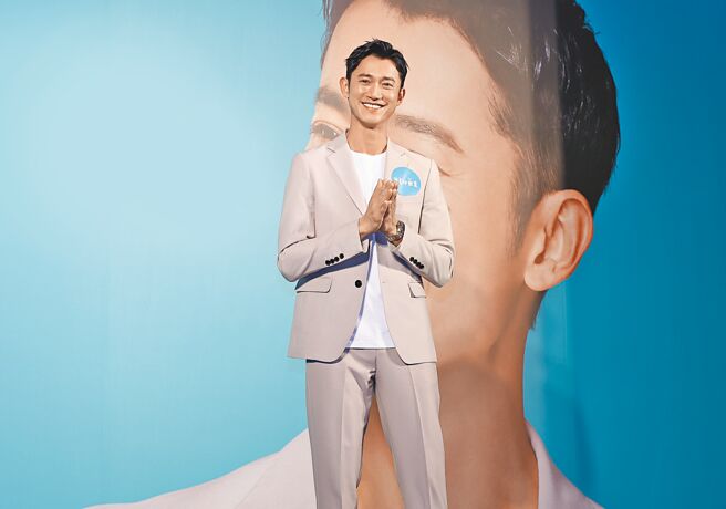 吴慷仁昨出席活动，被关心房事与健康。（陈俊吉摄）