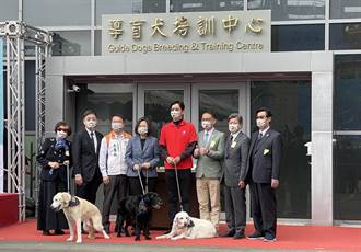 導盲犬培訓中心揭牌 蔡英文帶三寶「回娘家」