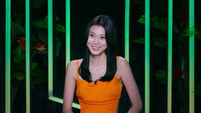 《单身即地狱2》辛瑟琪拥有甜美外型，是节目中最后欢迎的女成员。（图／Netflix提供）