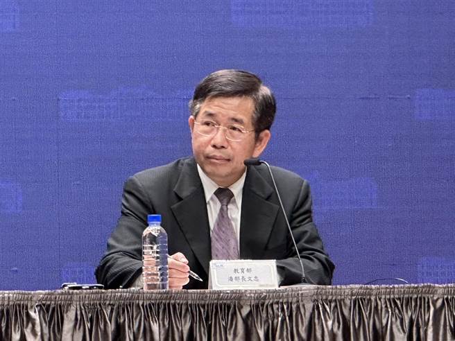 教育部长潘文忠。（黄婉婷摄）