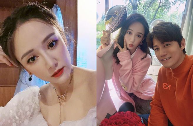 陳喬恩去年跟富二代曾偉昌登記結婚。（圖／翻攝自陳喬恩微博；翻攝自iam_joechen IG）