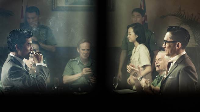 郭富城（左）及梁朝伟在《风再起时》中首度合作。（华映提供）