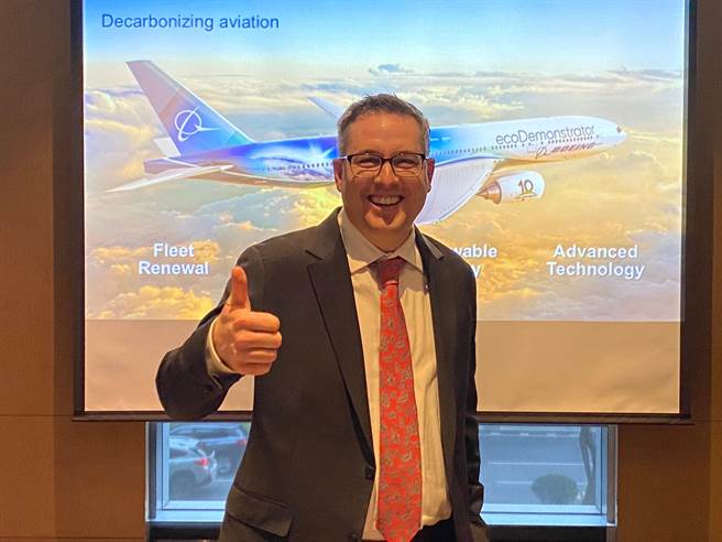 波音集团区域行销董事总经理萧特（David Schulte）表示，未来20年，全世界需要4万1170架新飞机以满足市场需求。（陈佑诚摄）